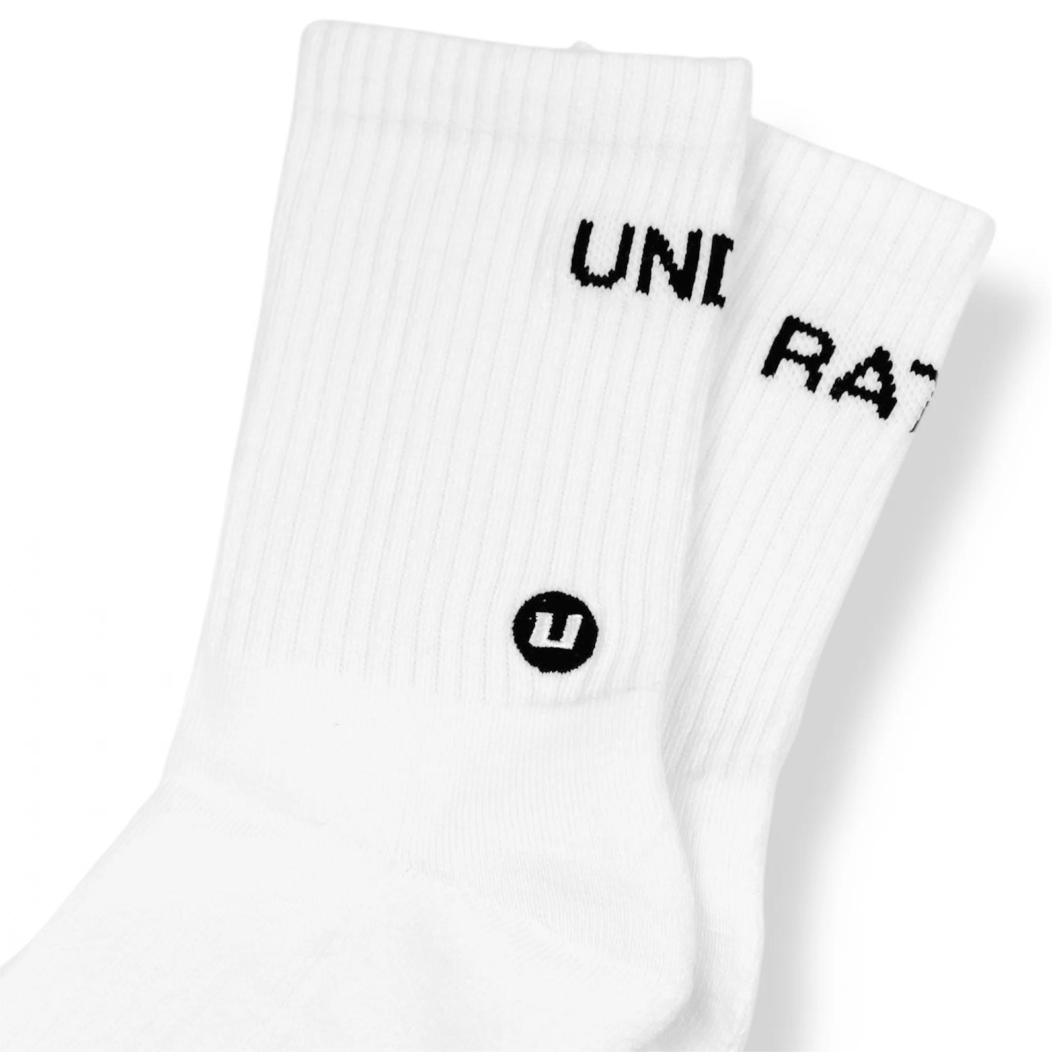 UNDERRATED Crew Socks - White (3 Pack) - Image 3