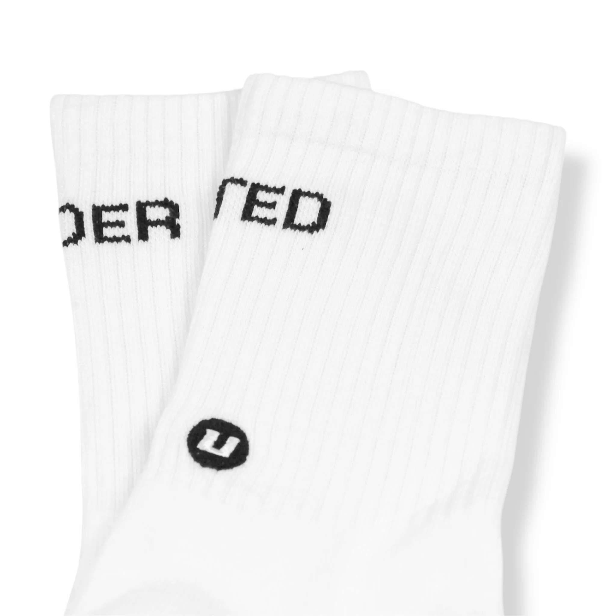 UNDERRATED Crew Socks - White (3 Pack) - Image 4