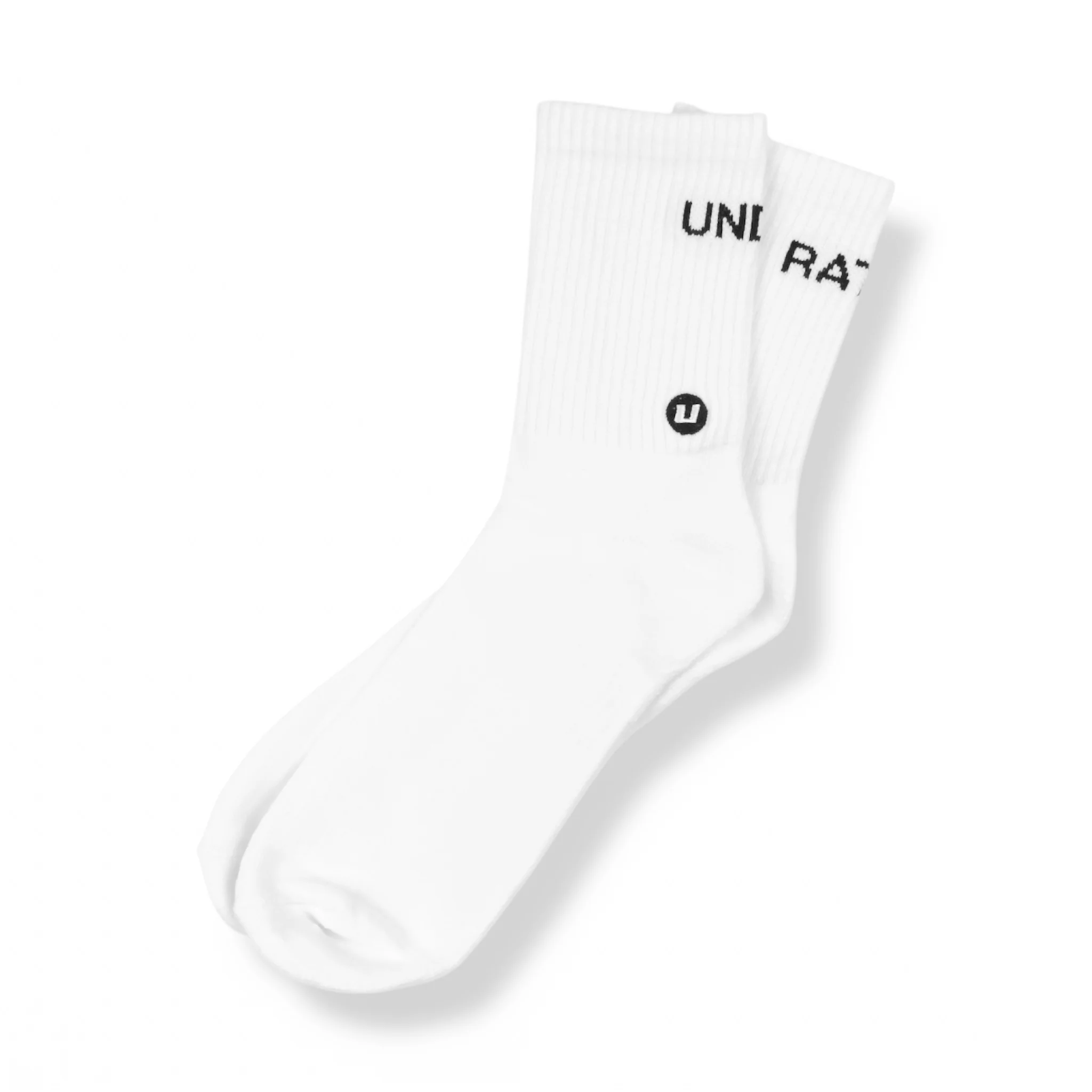 UNDERRATED Crew Socks - White (3 Pack) - Image 7